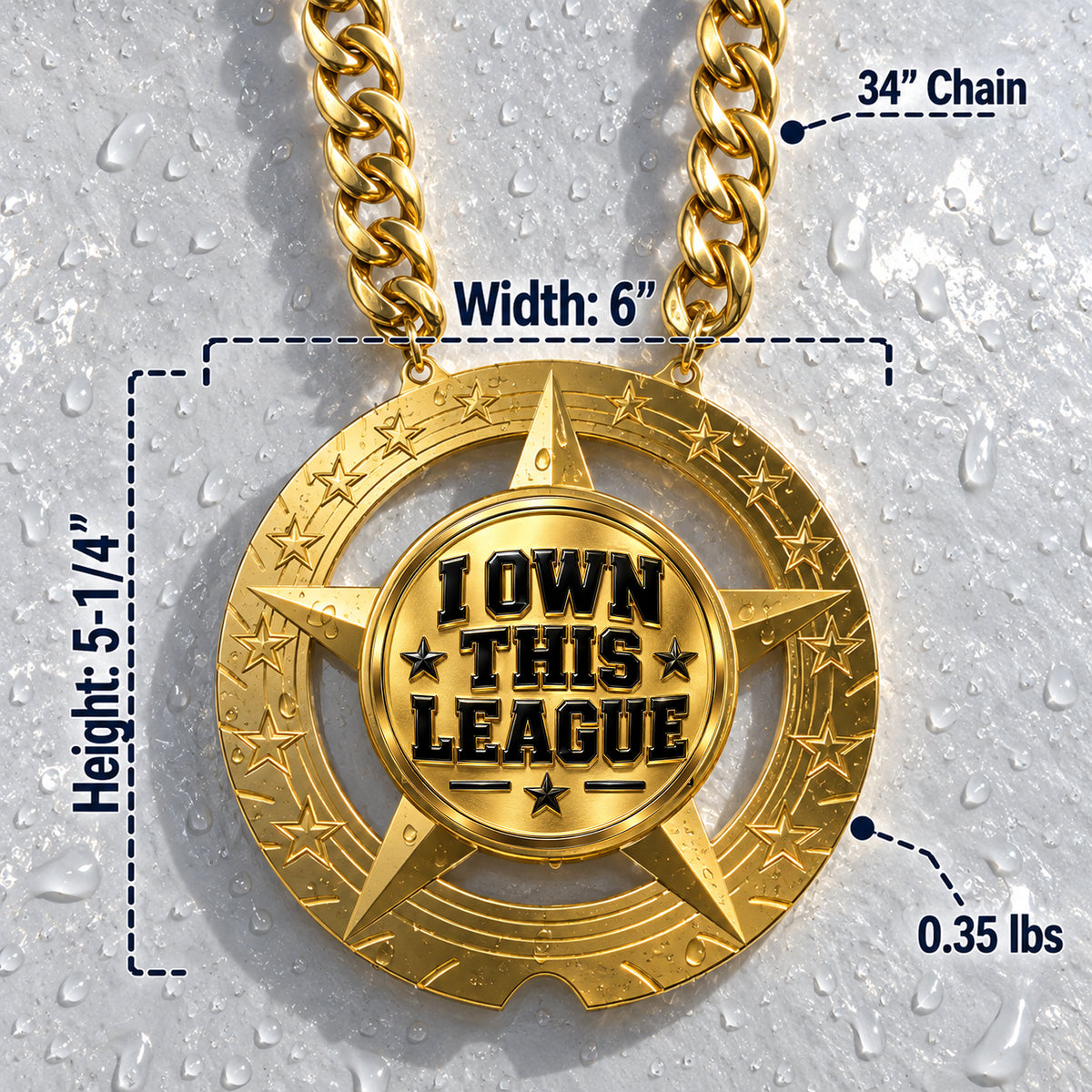 Fantasy Football Champion Chain - I Own This League