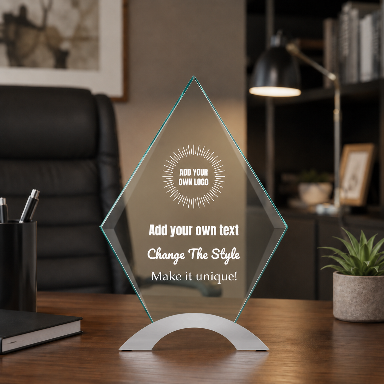 Design Your Own Diamond Cosmic Acrylic Award