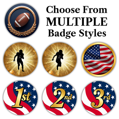 Jazz Star Football Resin Trophy – 5.5"