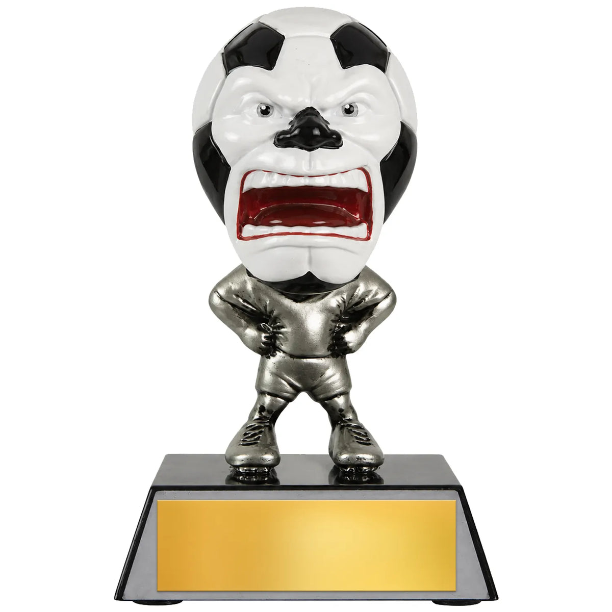Soccer Trophies - Youth & Club Team Awards, 6-3/4" Game Face Resin Trophy