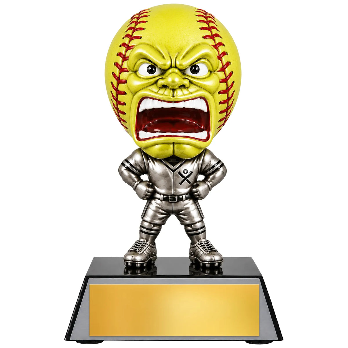 Softball Trophies - Youth & Tournament Awards, 6-3/4" Game Face Resin Trophy