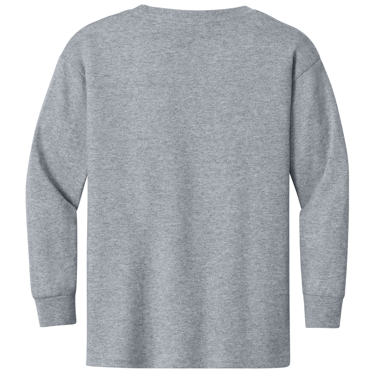 Gildan 5400B Youth Heavy Cotton Long Sleeve T-Shirt Back Print