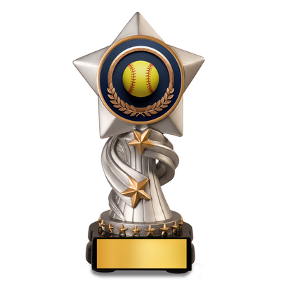 Encore Softball Resin Trophy – Available in 3 Sizes