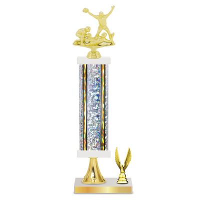 Personalized Baseball Column Trophy / Award15"– 18" Custom Figurines & Plate