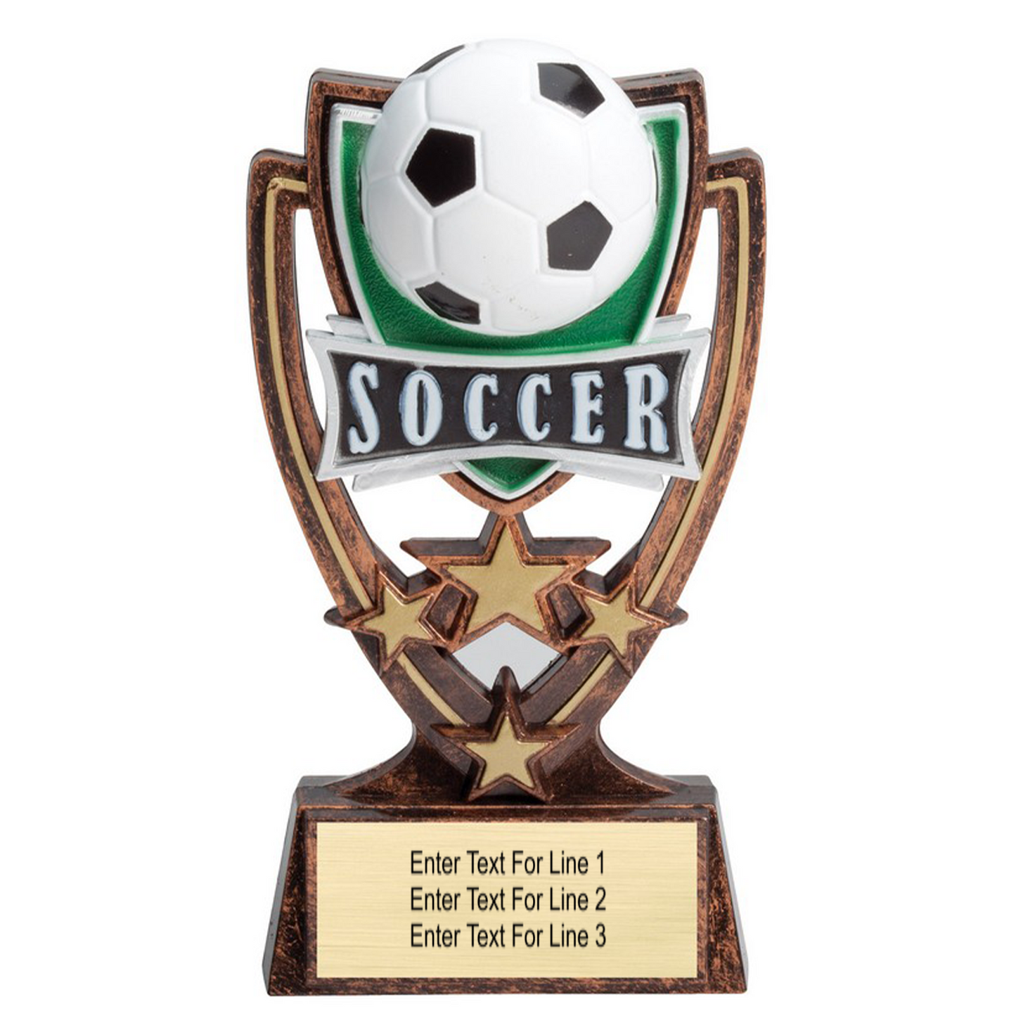 Soccer Trophy – 6″ Plastic Award for Clubs, Schools & Participation