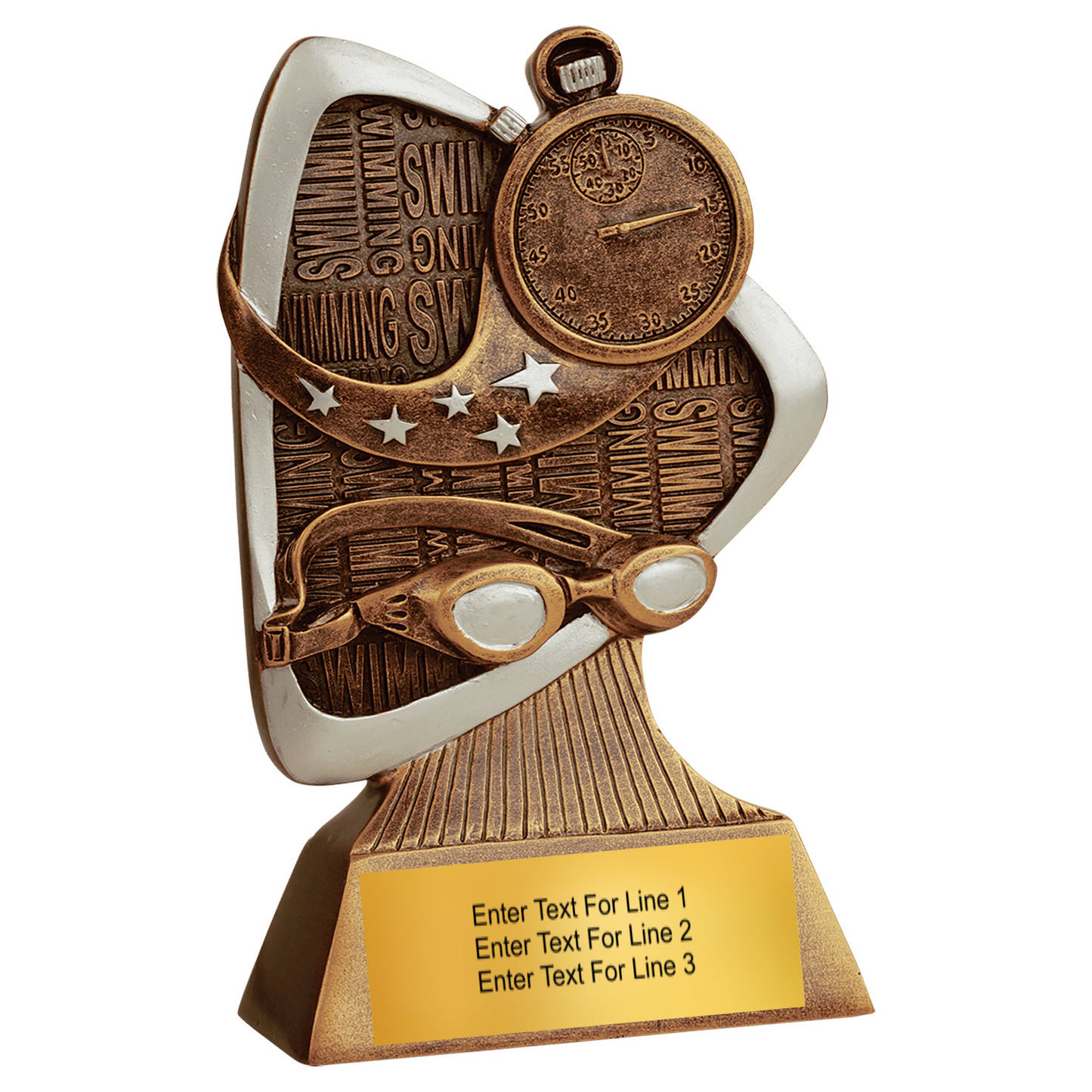 Swimming Trophy – 5.5″ Triad Resin Swimming Award for Players & Teams