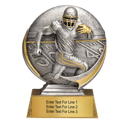 5" Resin Football Award for Individual Recognition