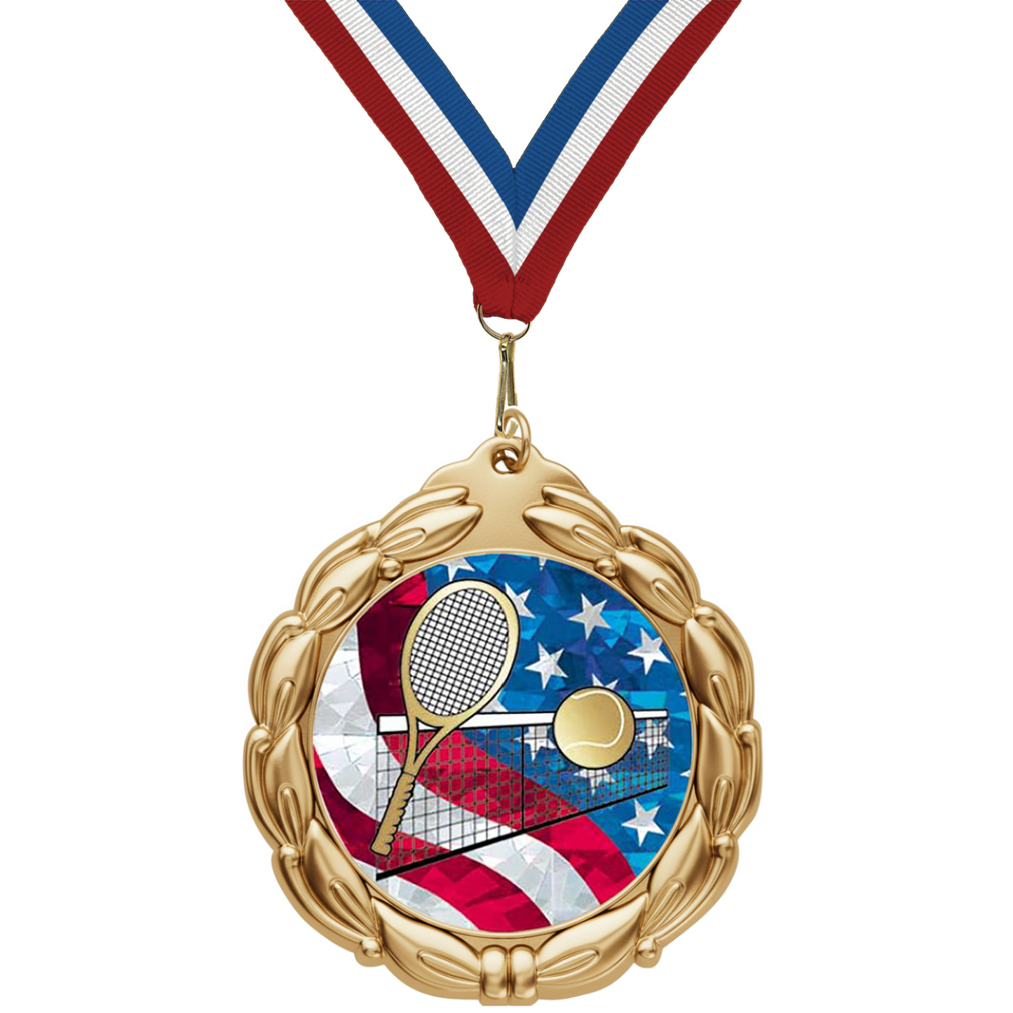 2 3/4" Value Series Tennis Mylar Medal