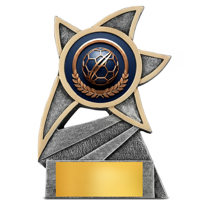 Jazz Star Soccer Resin Trophy – 5.5"