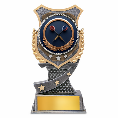 Darts Resin Shield Award 6"