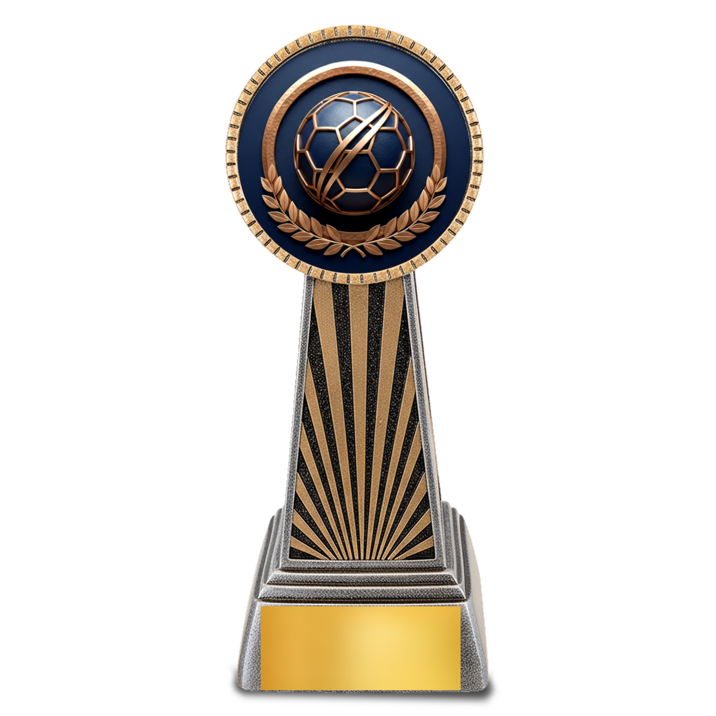 Imperial Resin Soccer Trophy – 6" Silver & Gold Award