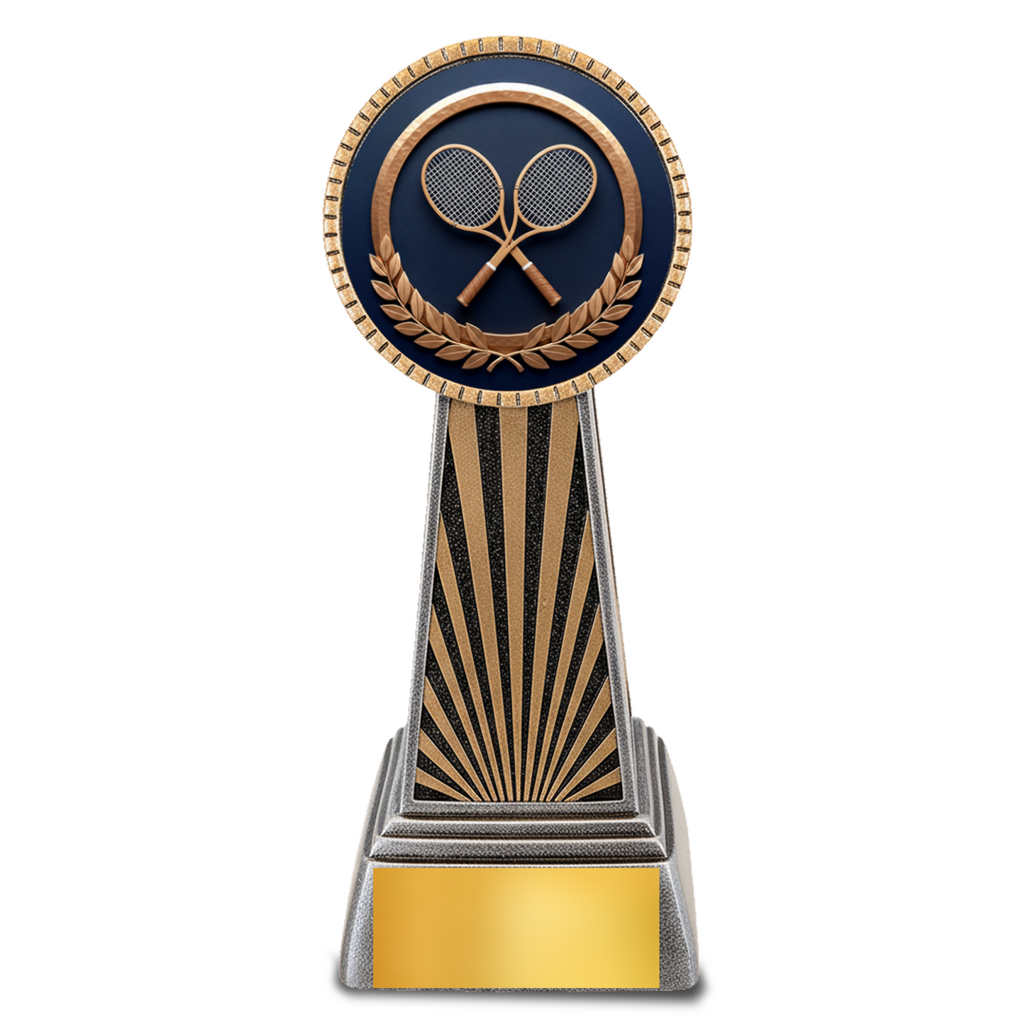 Imperial Resin Tennis Trophy – 6" Silver & Gold Award