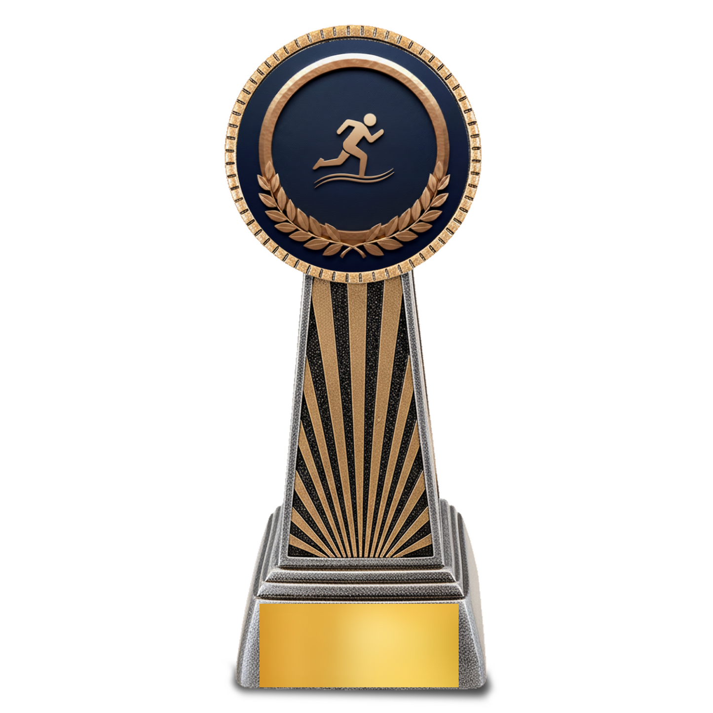 Imperial Resin Track Trophy – 6" Silver & Gold Award