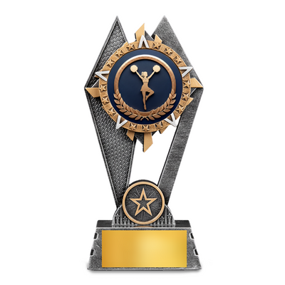 Sun Ray Resin Cheerleading Trophy – Available in 2 Sizes