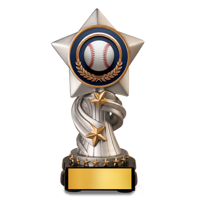 Encore Baseball Resin Trophy – Available in 3 Sizes