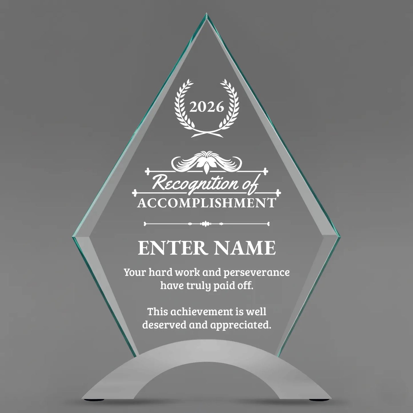Achievement Awards - Diamond Cosmic Acrylic Awards - Personalize Online – Choose From 5 Designs