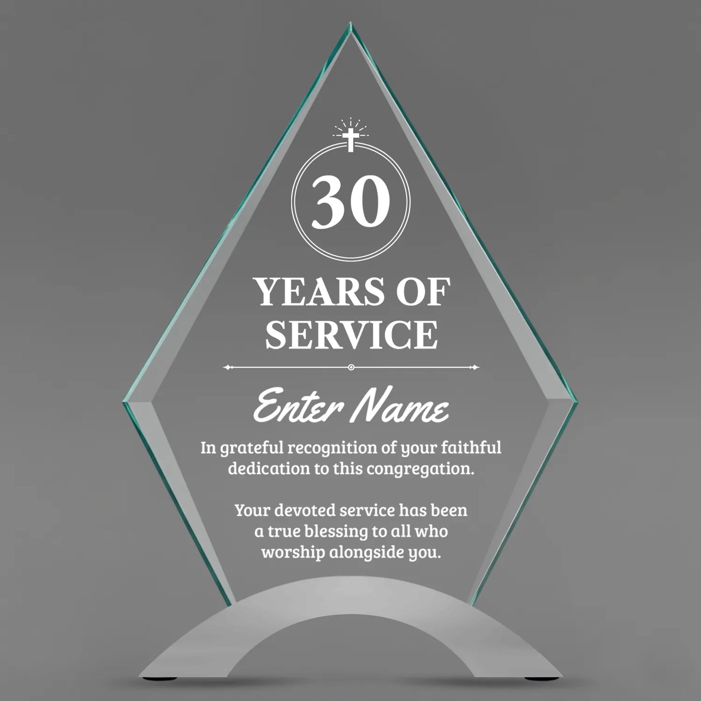 Church Awards - Diamond Cosmic Acrylic Awards - Personalize Online – Choose From 5 Designs