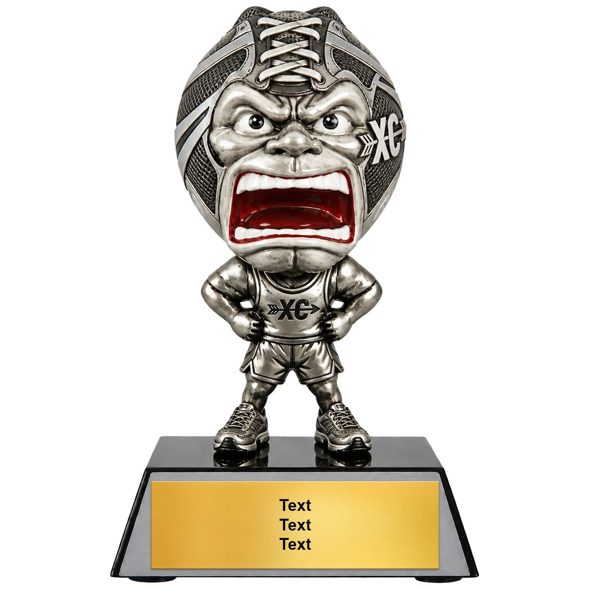 Cross Country Trophies - Race & Running Achievement Awards, 6-3/4" Game Face Resin Trophy