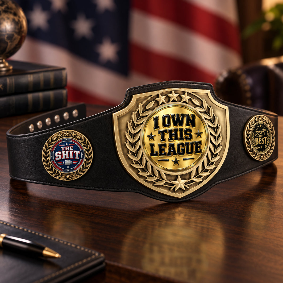 Fantasy Football League Championship Belt – I Own This League