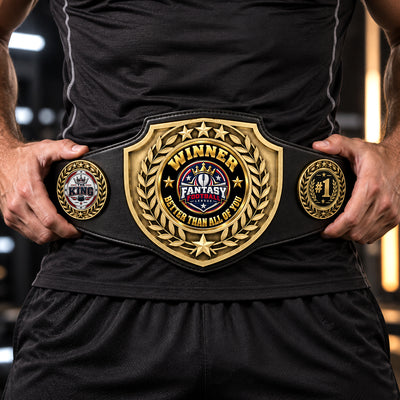 Fantasy Football League Championship Belt – Winner – Better Than All Of You