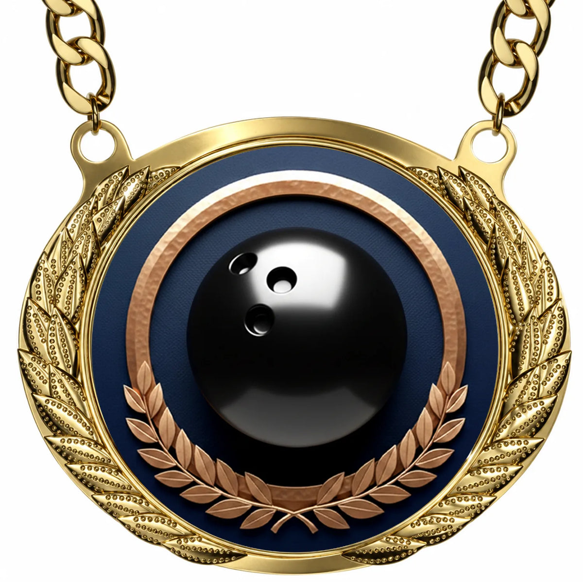 Fantasy Bowling Championship Medallion – Bowling Champion Award Medal