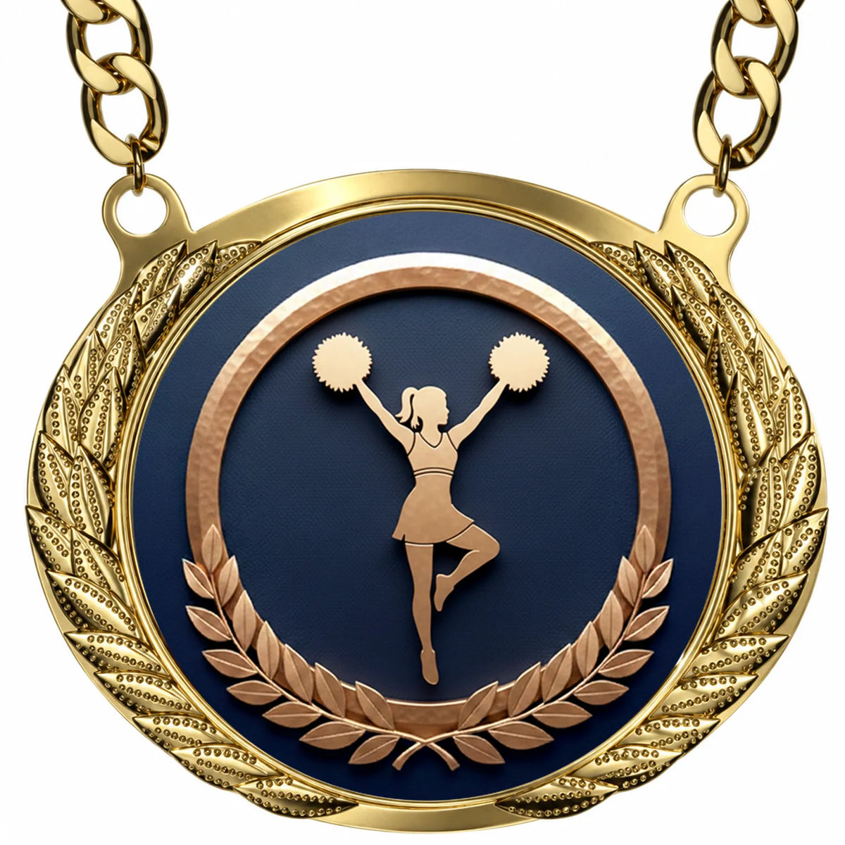 Fantasy Cheerleading Championship Medallion – Cheerleading Champion Award Medal