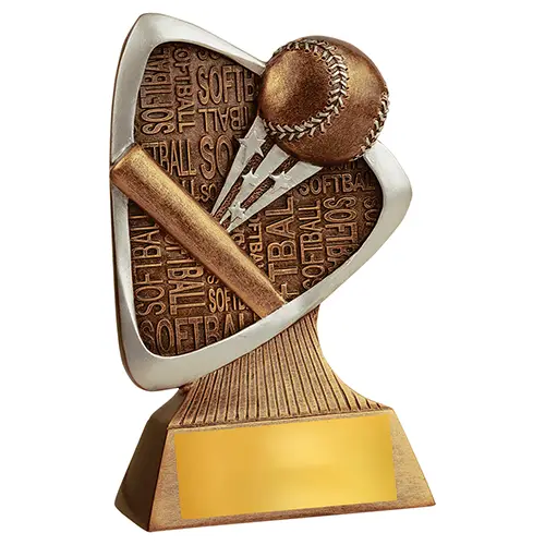 Softball Trophy – 5.5″ Triad Resin Softball Award for Players & Teams