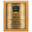 Classic Walnut Plaque Gold & Silver Metal Plate Personalize Online