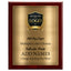 Classic Oak Plaque Gold & Silver Metal Plate Personalize Online