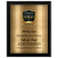 Classic Oak Plaque Gold & Silver Metal Plate Personalize Online