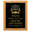 Classic Plaques Marble Effect - Simulated Walnut & More - Multiple Sizes