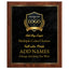 Classic Plaques Marble Effect - Simulated Oak & More - Multiple Sizes