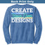 Gildan 18000 Unisex Sweatshirt - Back Print Only