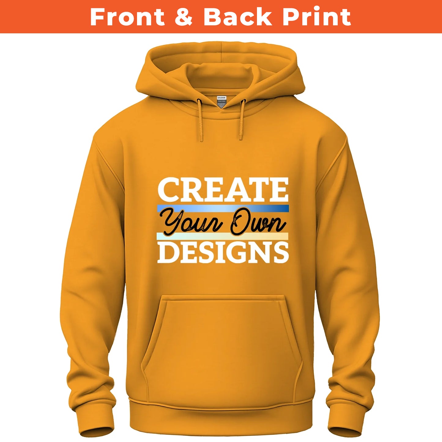 Gildan 18500 Hoodies - Front and Back Print