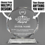 Achievement Awards - Crystal Glass Octagon Award - Personalize Online - Choose From 5 Designs