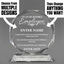 Employee Appreciation Awards - Crystal Glass Octagon Award - Personalize Online - Choose From 5 Designs
