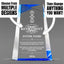 Retirement Awards - Blue Facet Wedge Awards - Personalize Online - Choose From 5 Designs