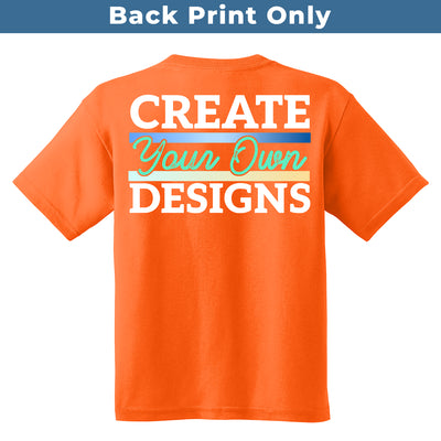 Gildan 5000B Heavy Youth T- Shirt - Back Print Only