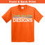 Gildan 5000B Heavy Youth T-Shirt Front and Back Print