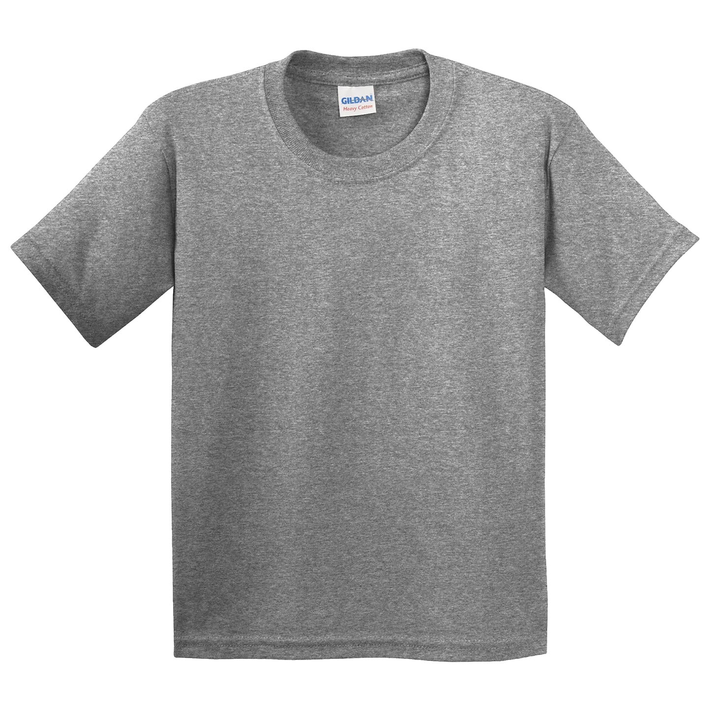 Gildan 5000B Heavy Youth T-Shirt Front and Back Print