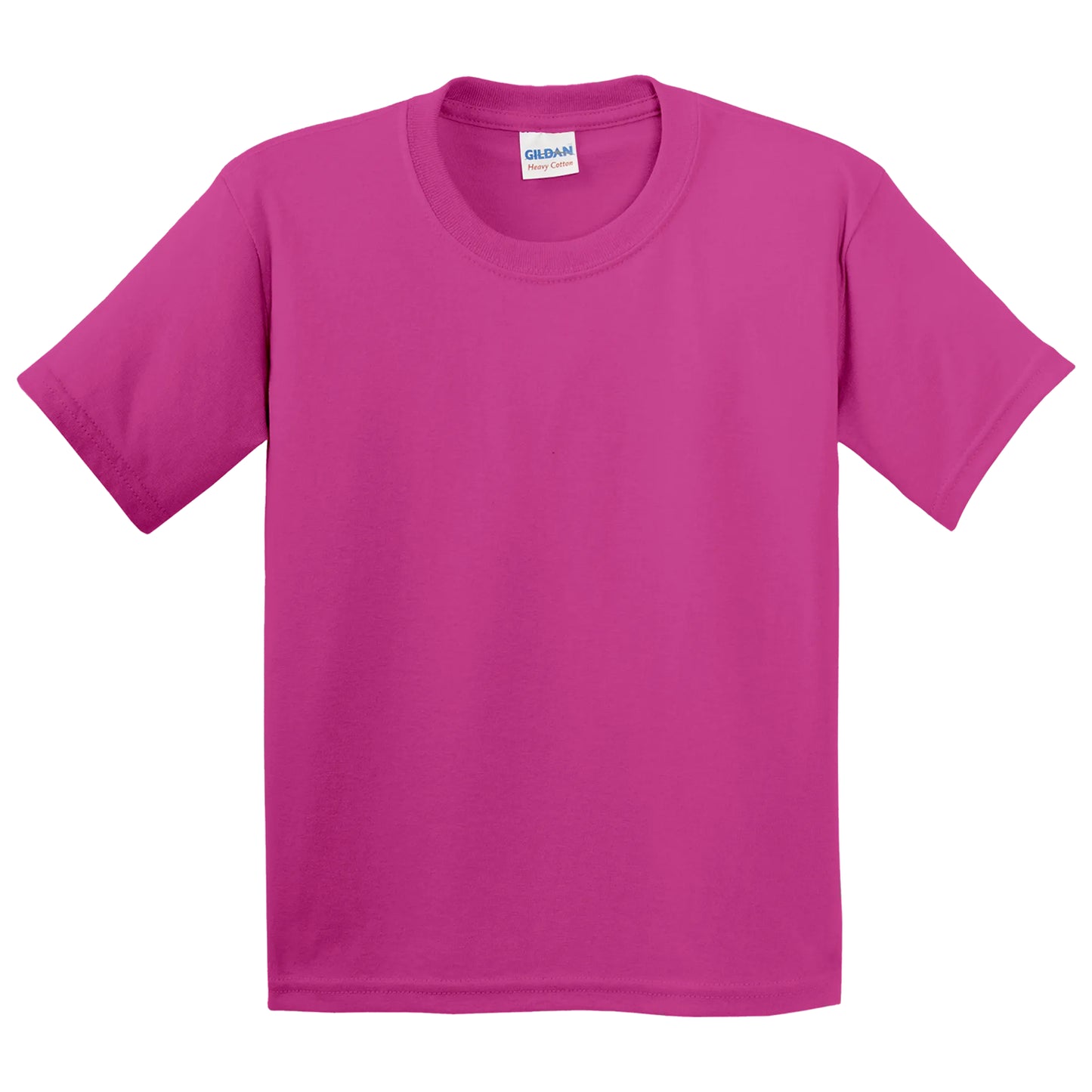 Gildan 5000B Heavy Youth T-Shirt Front and Back Print