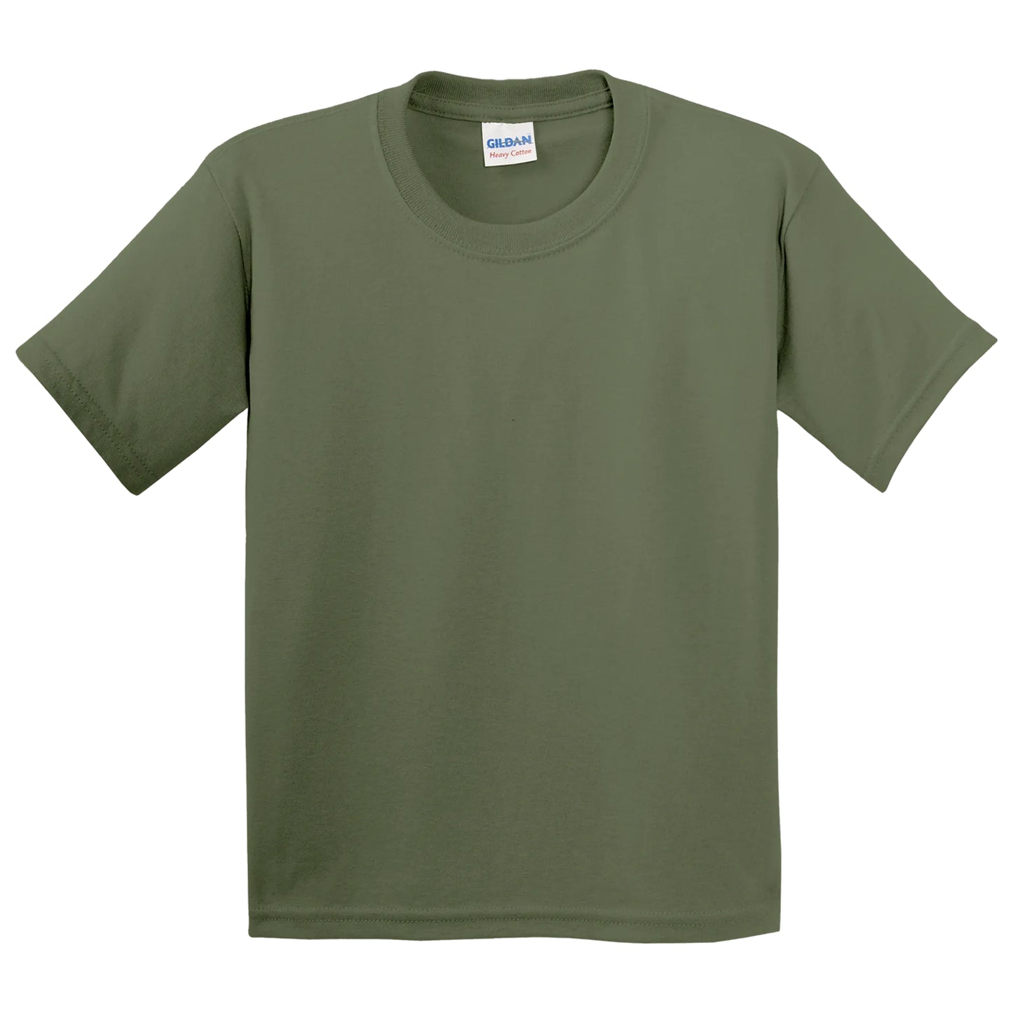 Gildan 5000B Heavy Youth T-Shirt Front and Back Print