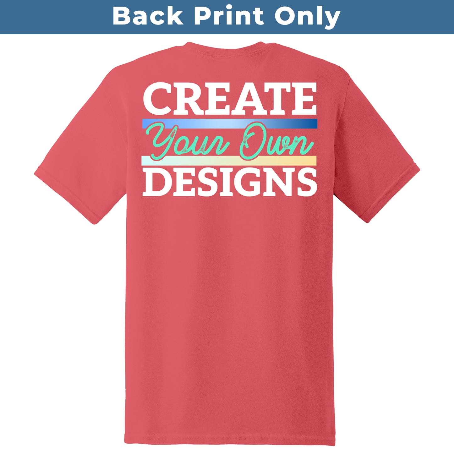 Gildan 5000L Women's T-Shirt - Back Print Only