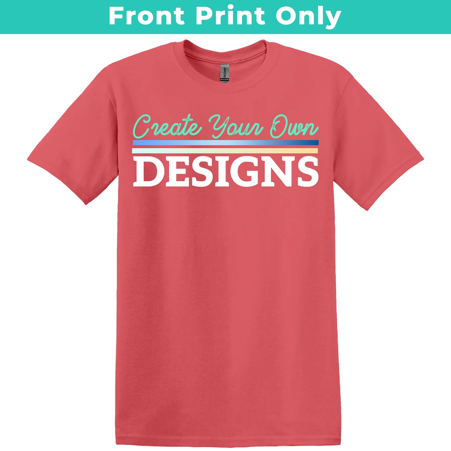Gildan 5000L Women's T-Shirt - Front Print Only