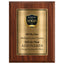 Classic Mahogany Plaque Gold & Silver Metal Plate Personalize Online