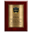 Classic Walnut Plaque Gold & Silver Metal Plate Personalize Online