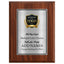 Classic Black Plaque Gold & Silver Metal Plate Personalize Online