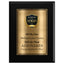 Classic Oak Plaque Gold & Silver Metal Plate Personalize Online