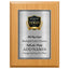 Classic Walnut Plaque Gold & Silver Metal Plate Personalize Online