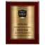 Classic Oak Plaque Gold & Silver Metal Plate Personalize Online